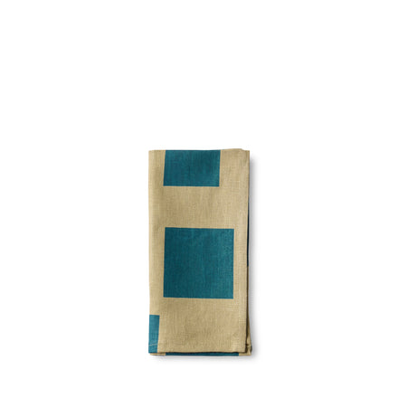Casa Pattern Napkin in Peacock & Seaweed