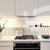 Mid-Century White Backsplash