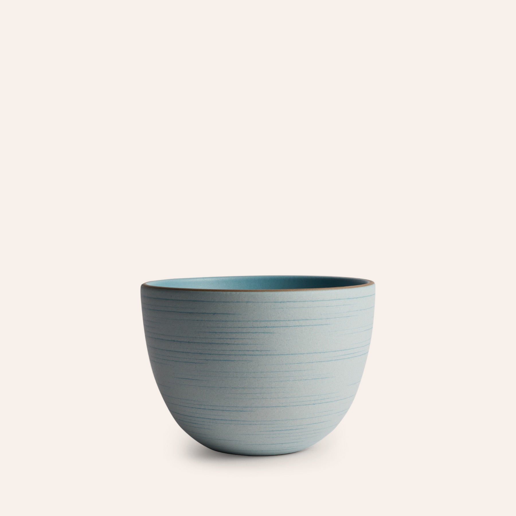 Echo Etched Deep Serving Bowl in Wave