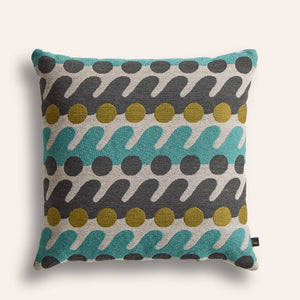 i Pattern Pillow in Caribbean