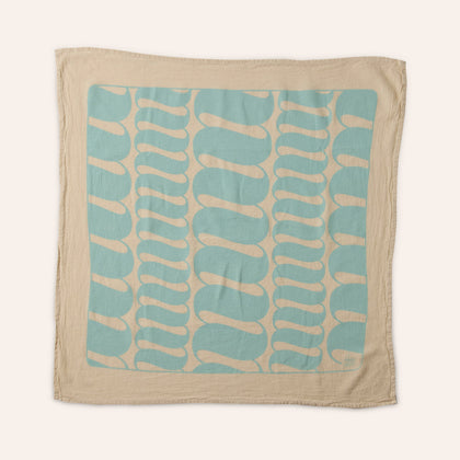 Tea Towels in Nimbus and Grass (Set of 2)