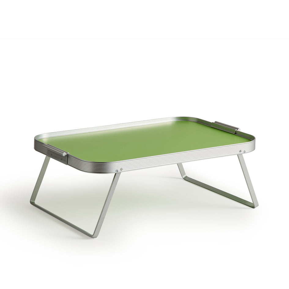 Lap Tray in Summer Green with Silver Surrounds Image 1