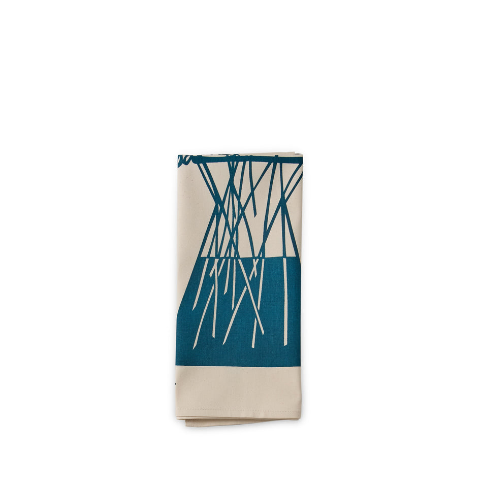 Springtime Tea Towel in Midnight Image 2