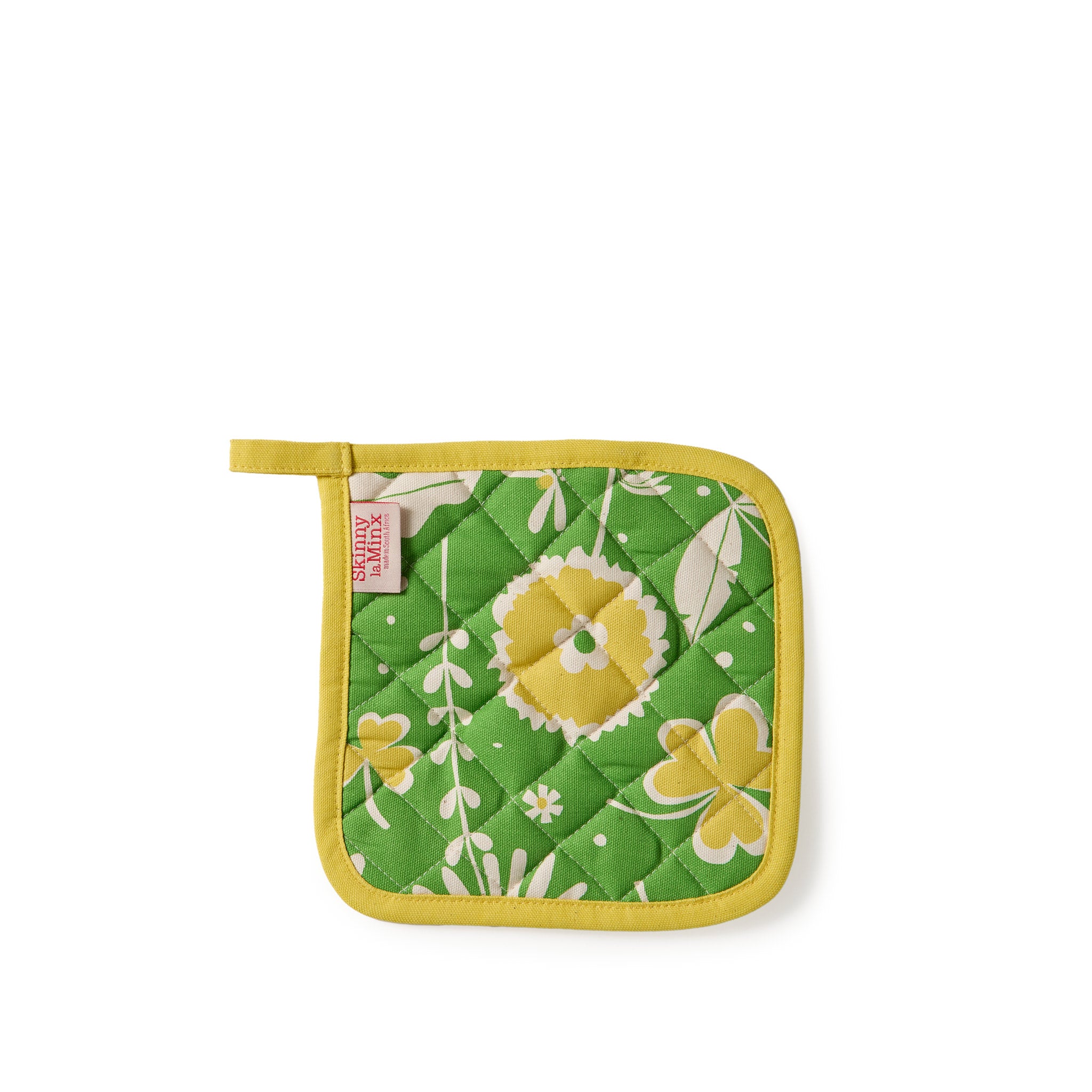 Flourish Pot Holder in Grass Green Zoom Image 1