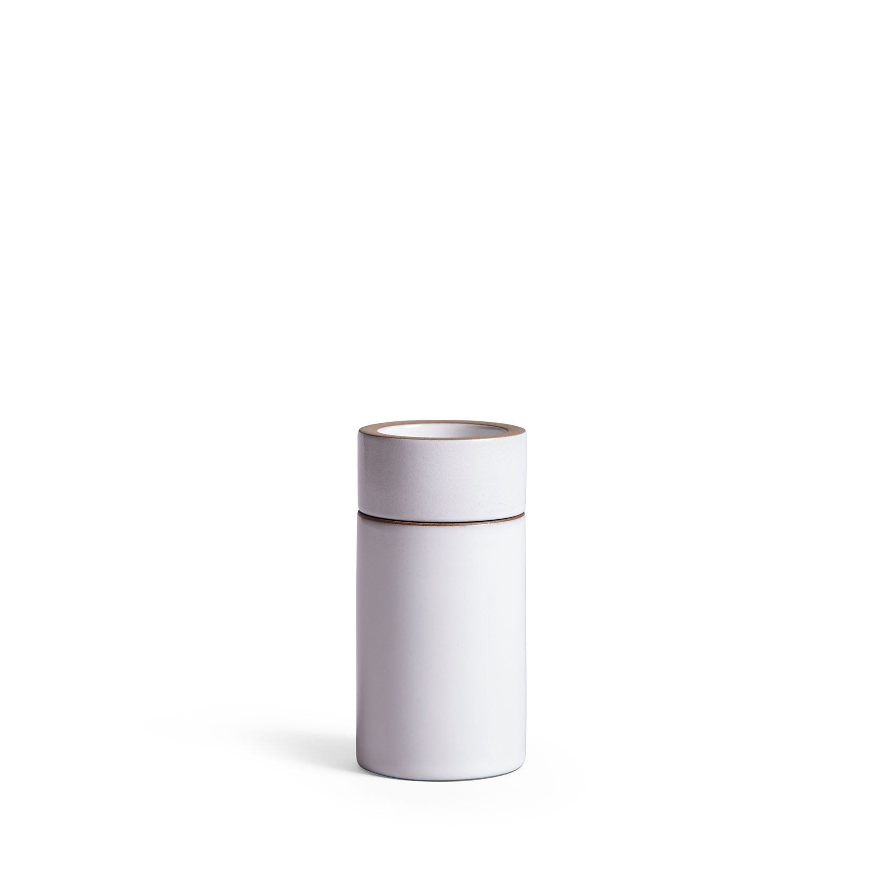 Candleholder and Riser Set in Opaque White Zoom Image 1