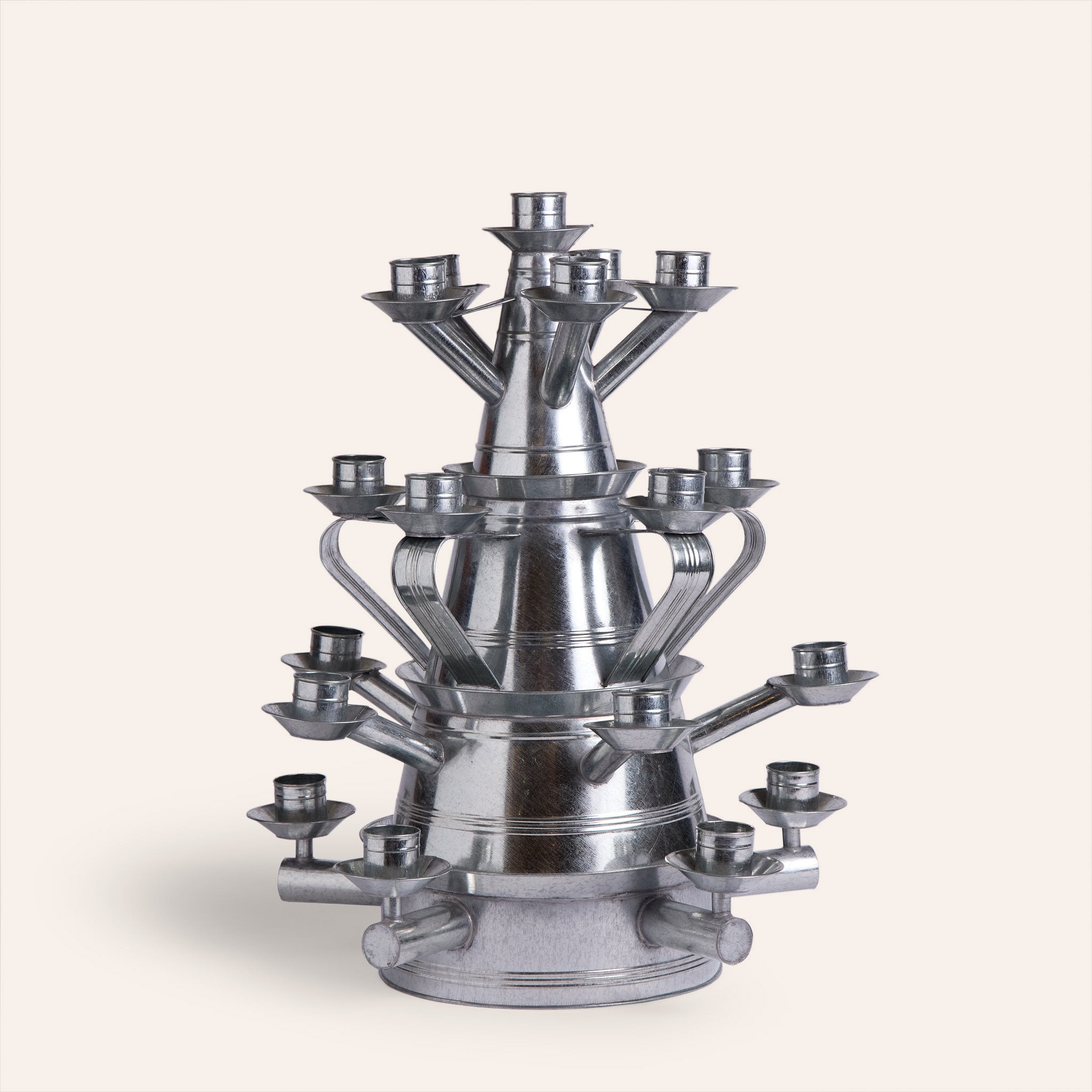 Galvanized Steel Candle Tower