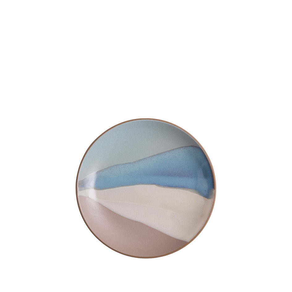 Annual Edition Salad Plate in Aqua Landscape Image 1