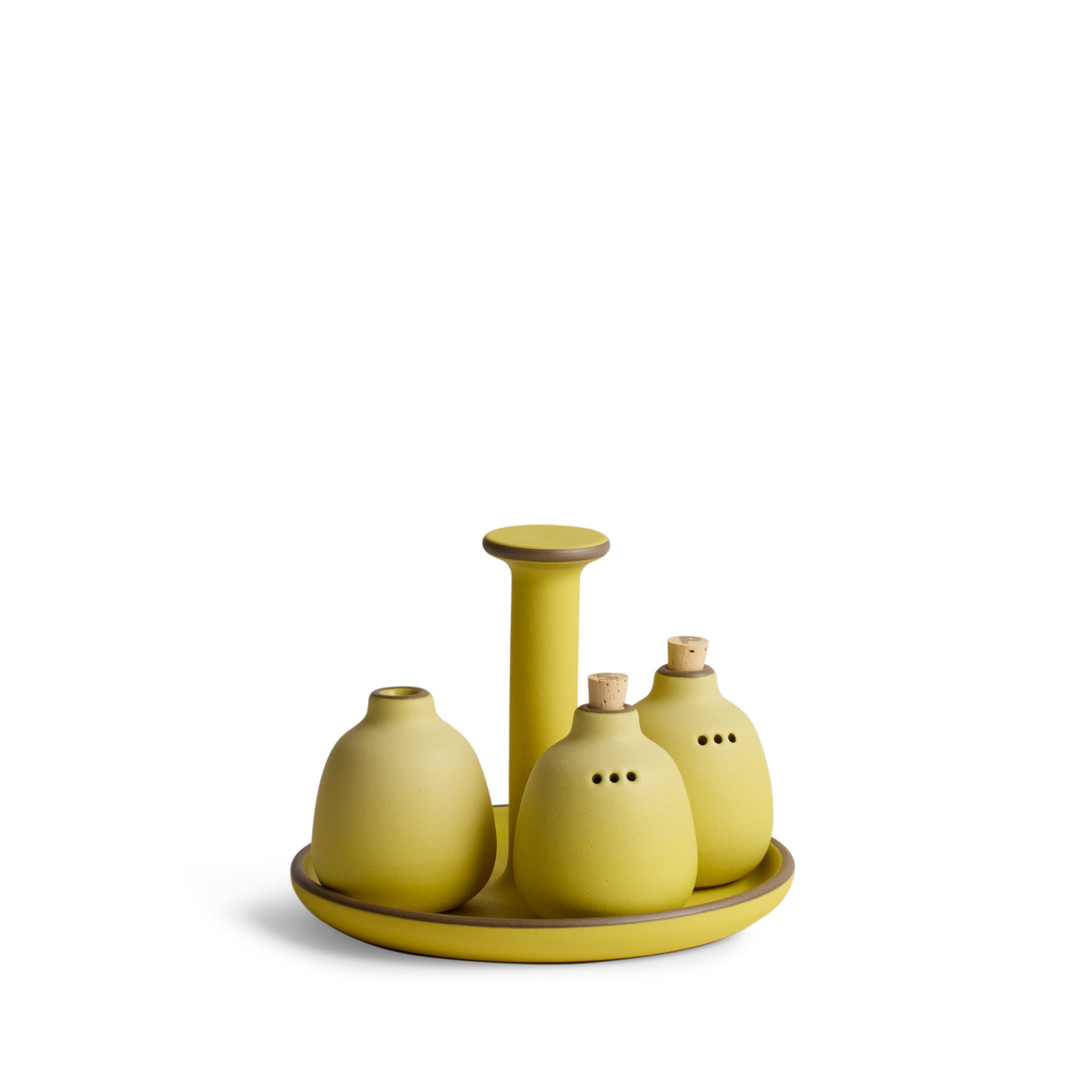 Shaker Caddy Set in Lemon Rind and Lemon Grass Zoom Image 1