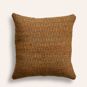 Natural Dye Pillow in Tierra Sombra