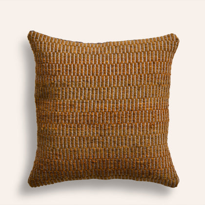 Natural Dye Pillow in Tierra Sombra