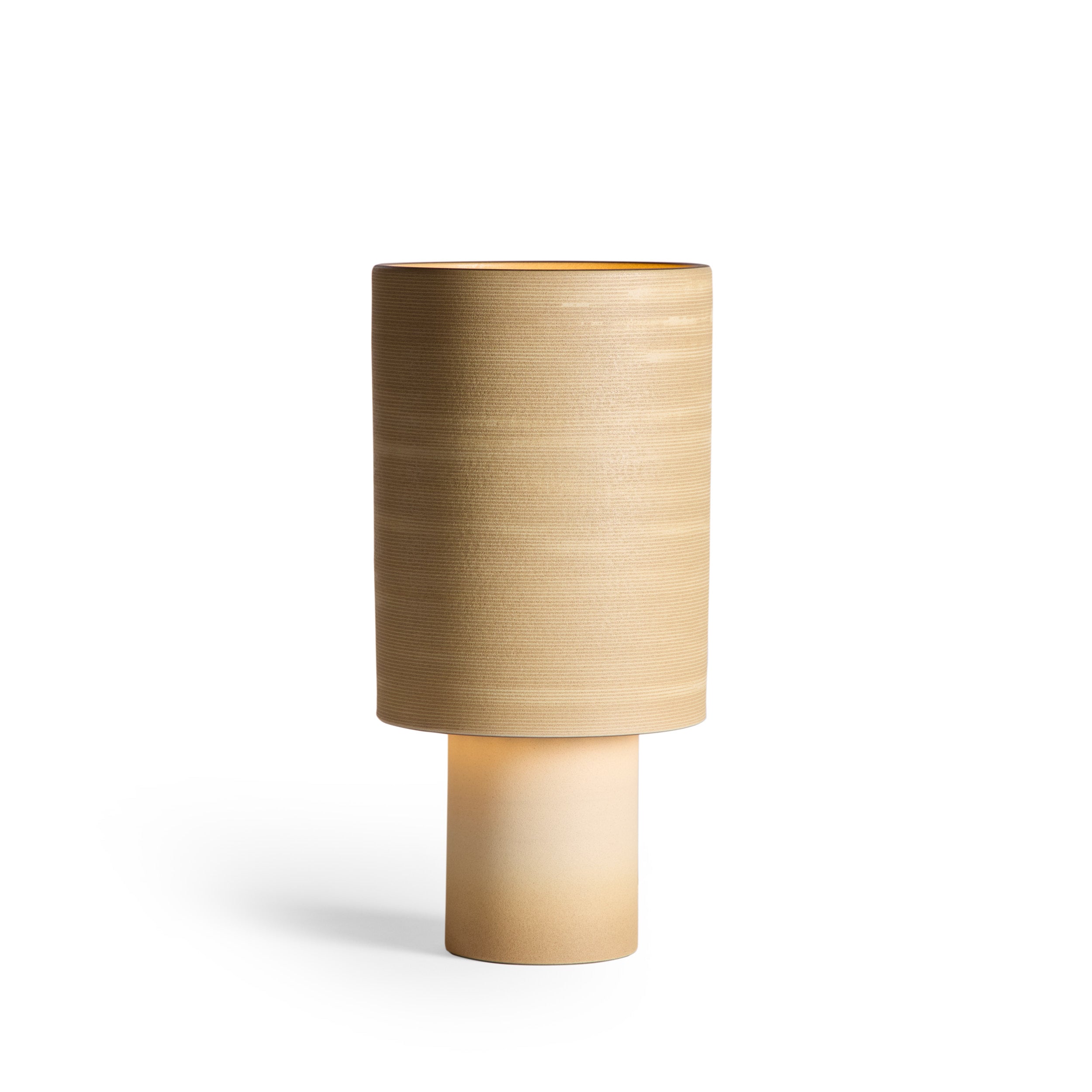 Stack Tall Table Lamp in Hickory and Barley Zoom Image 1