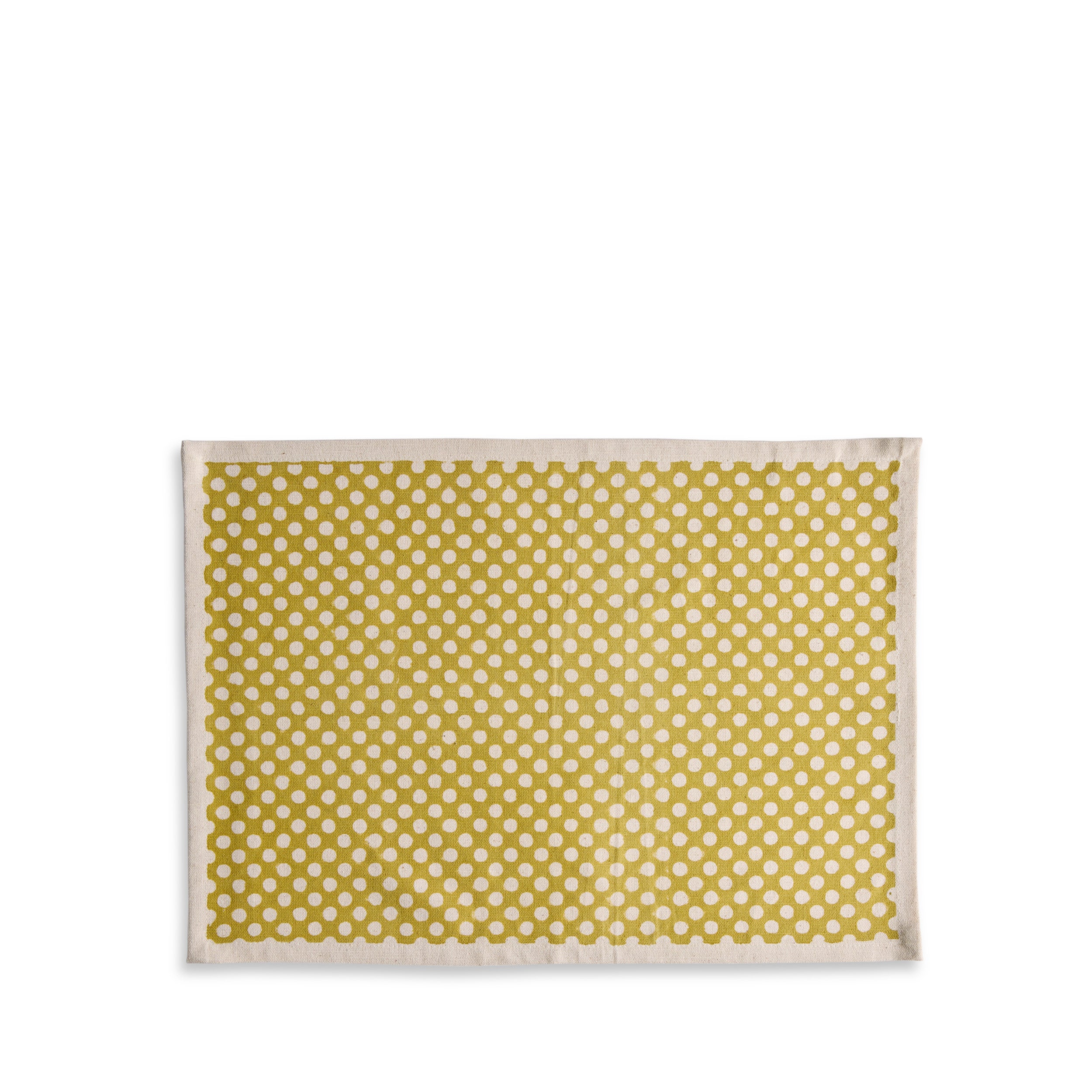 Syra Placemat in Warm Olive Zoom Image 1