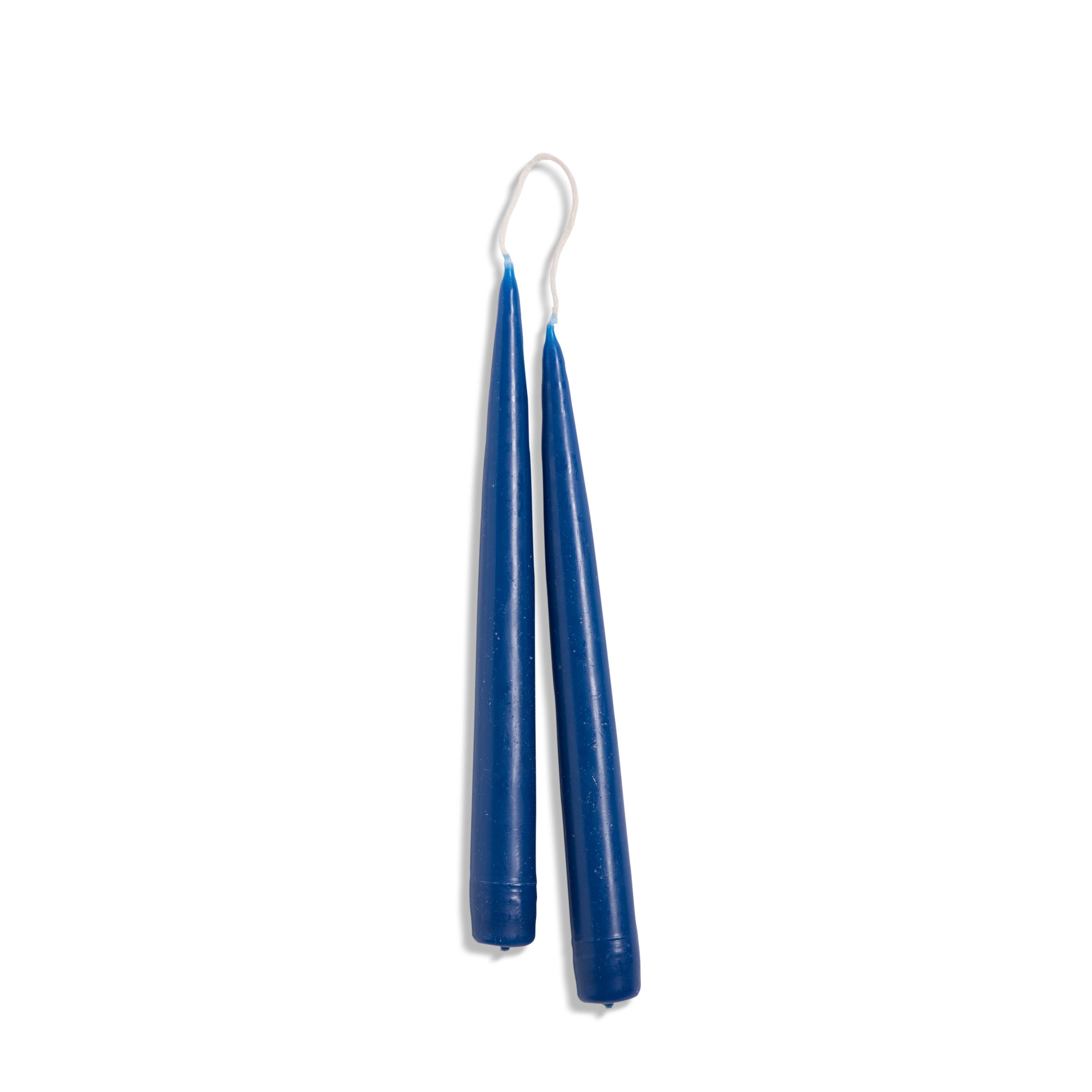 9" Taper Candle Set in Copenhagen Blue Zoom Image 1