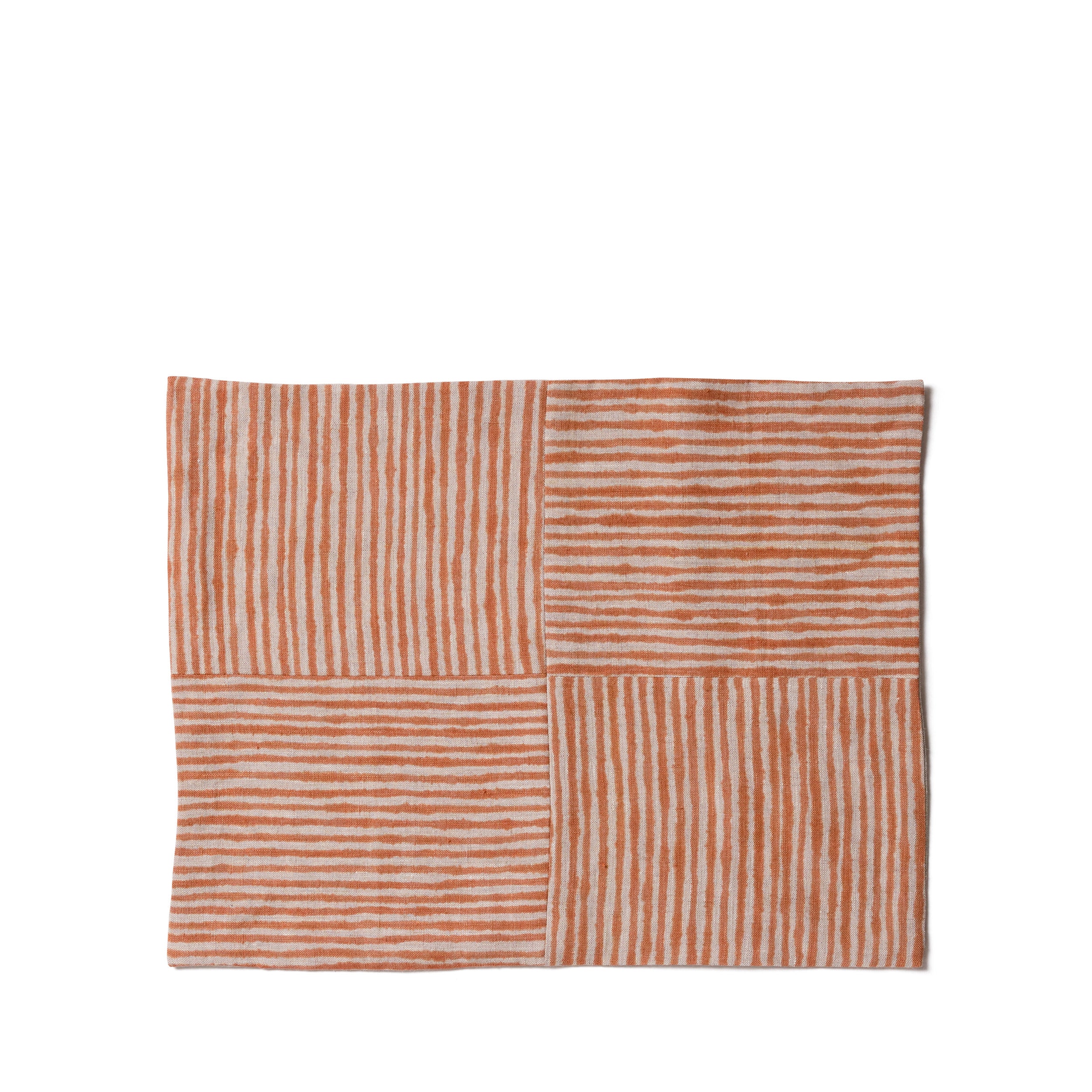 Patchwork Placemat in Grapefruit Zoom Image 1