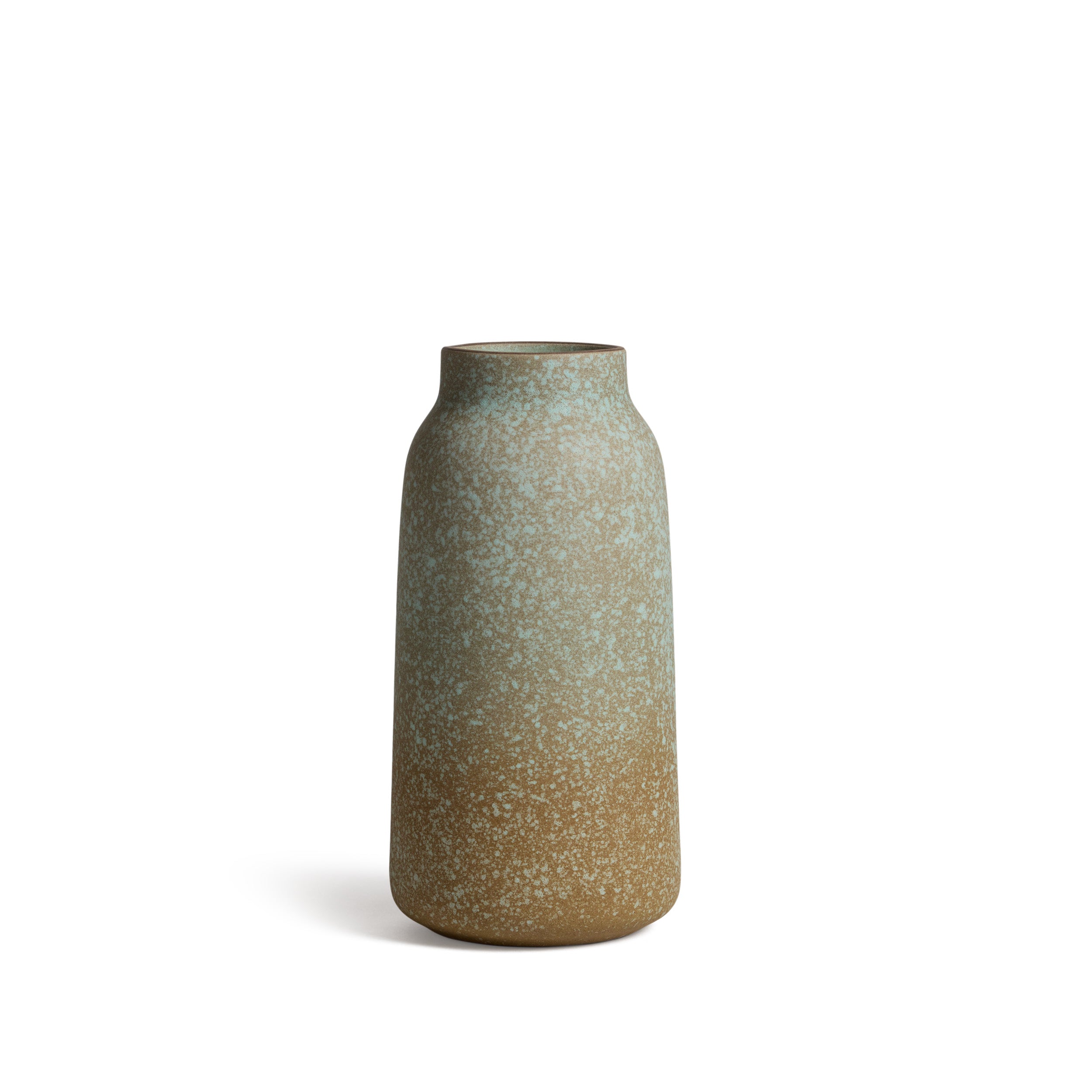 Tall Vase in White Pumice / Turmeric / Soapstone Zoom Image 1