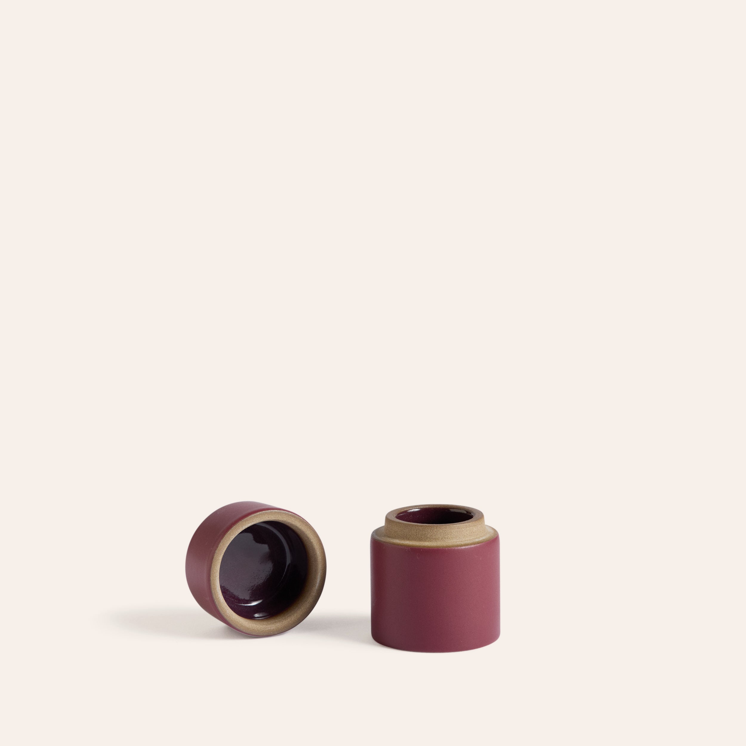 Matchstick Holder in Cranberry and Taproot