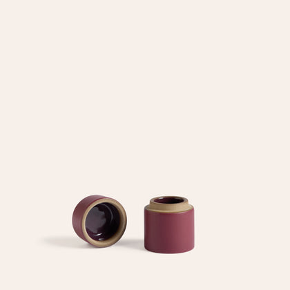 Matchstick Holder in Cranberry and Taproot