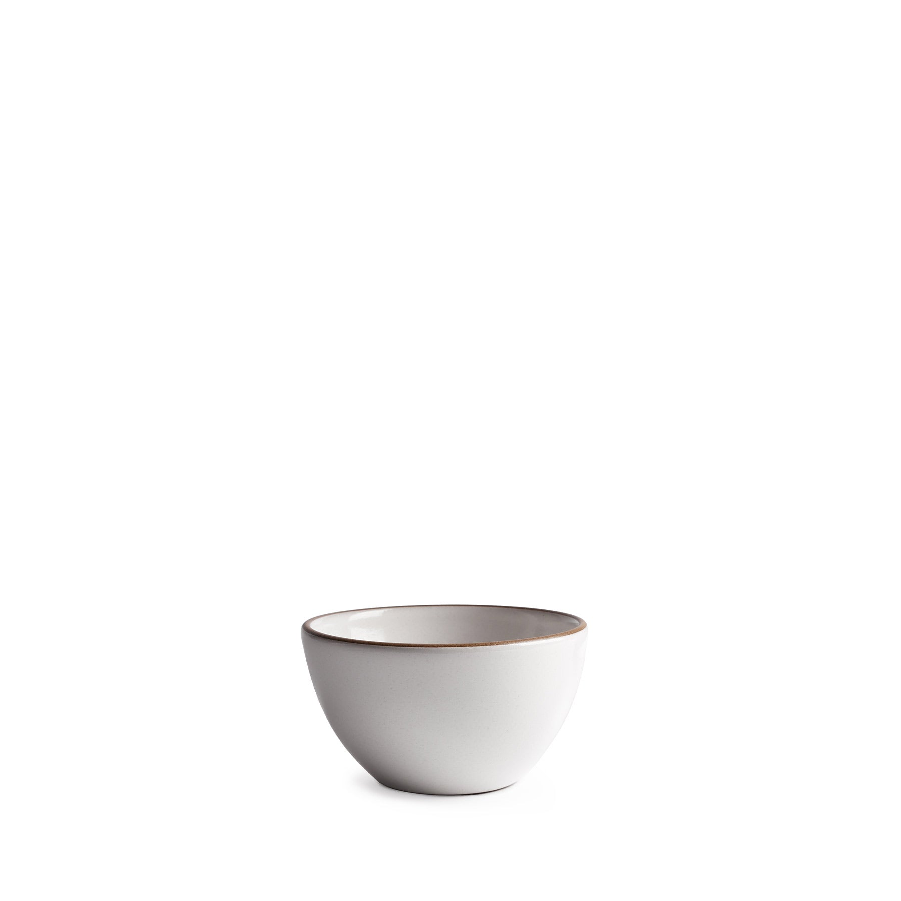 Dessert Bowl in Opaque White Zoom Image 1