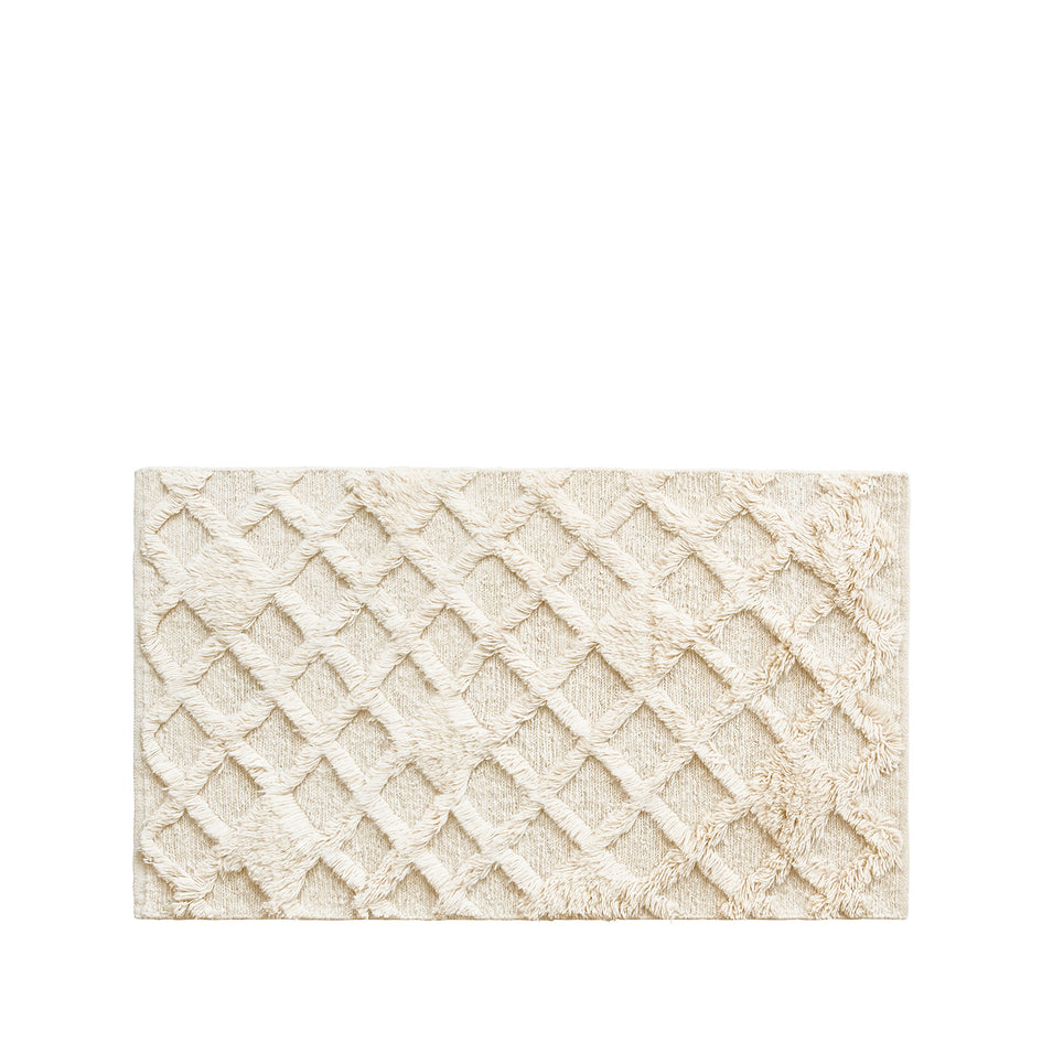 Ghan Rug in Milk 31" W x 55" L Image 1