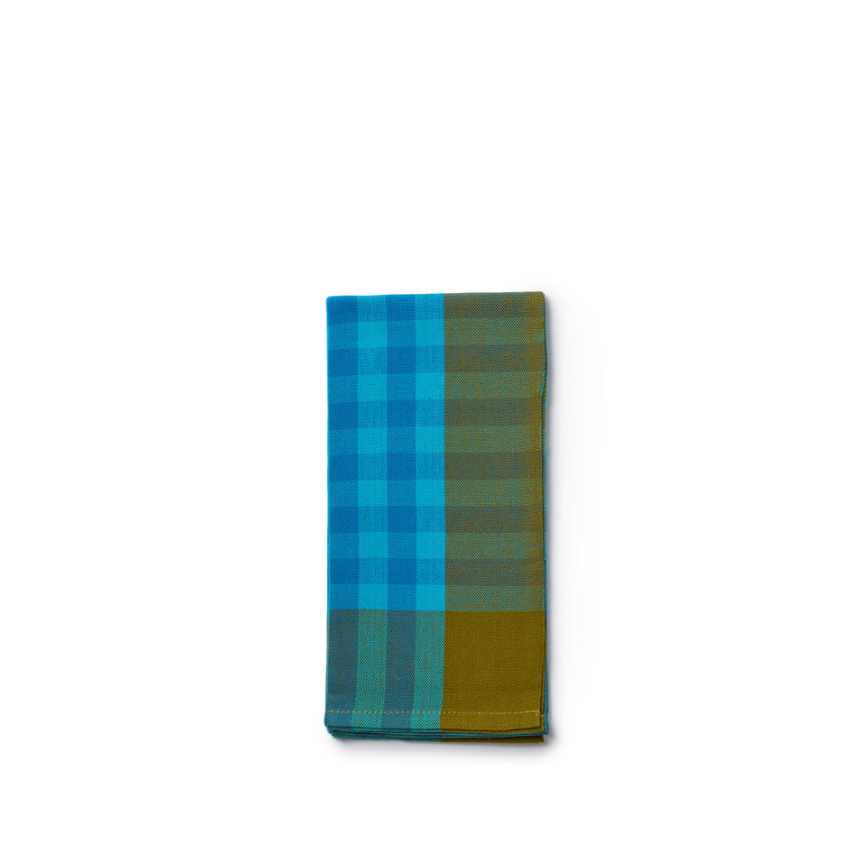 Grid 1 Napkin Blue (Set of 2) Image 1