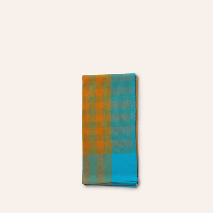 Grid 2 Napkin Blue (Set of 2)