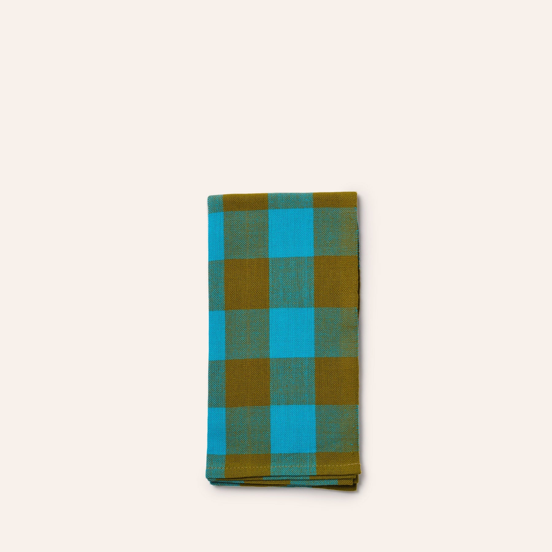Big Gingham Napkin 2 in Blue (Set of 2)