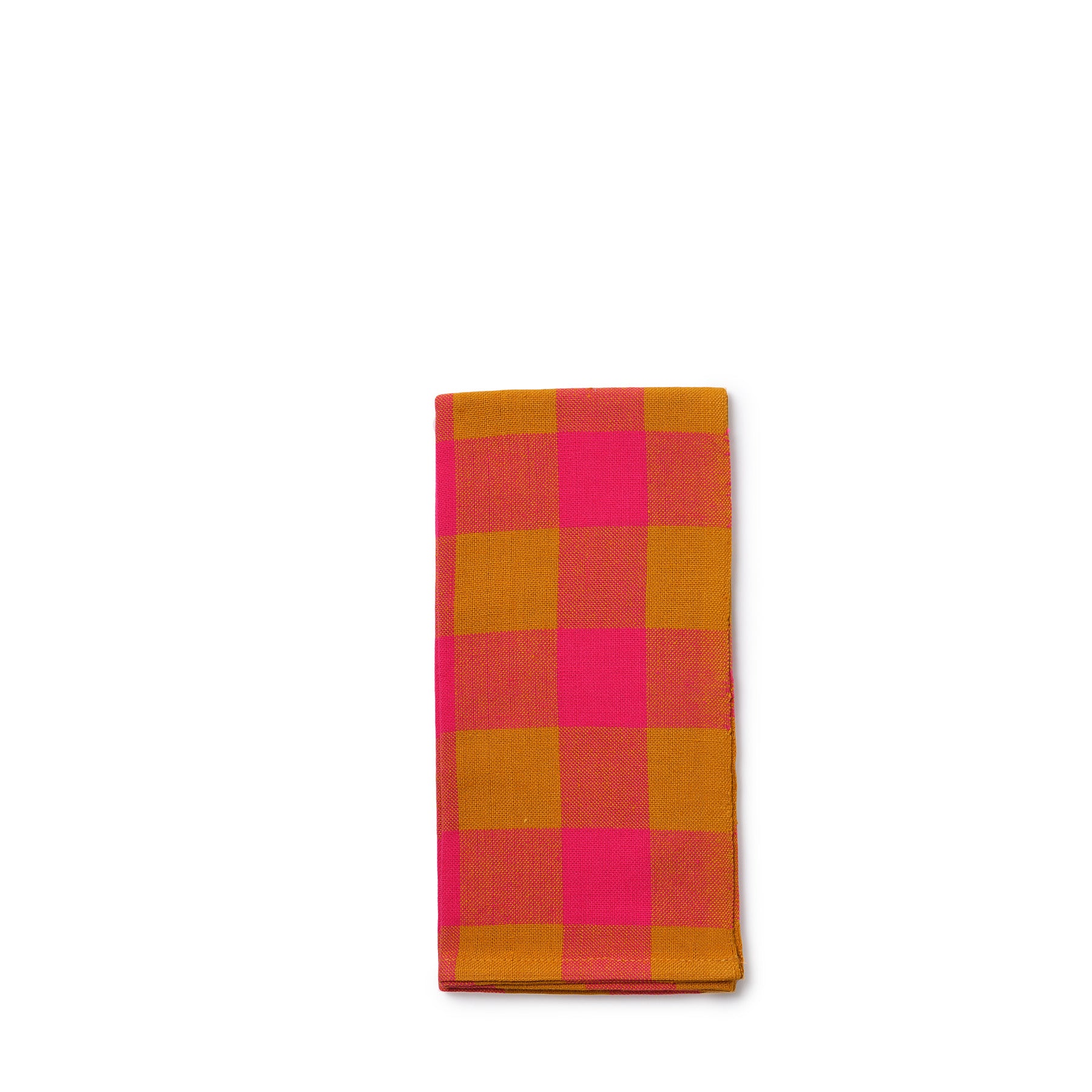 Big Gingham Napkin in Pink (Set of 2) Zoom Image 1