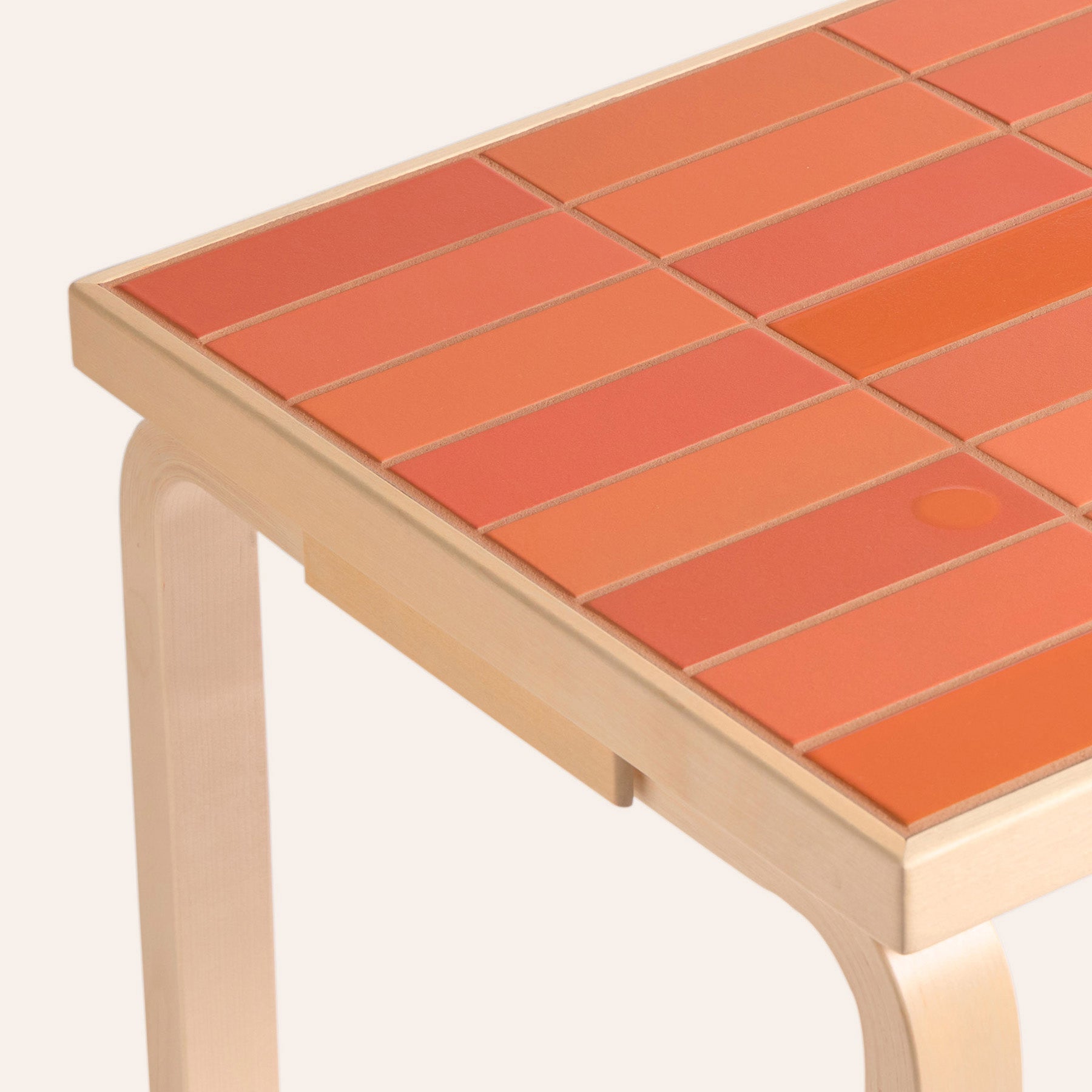 Tile Table Rectangular in Red+