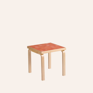 Tile Table Square in Red+