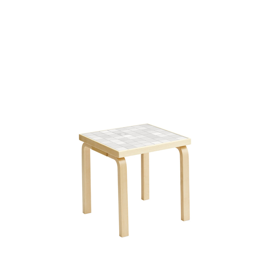 Tile Table Square in White+ Image 1
