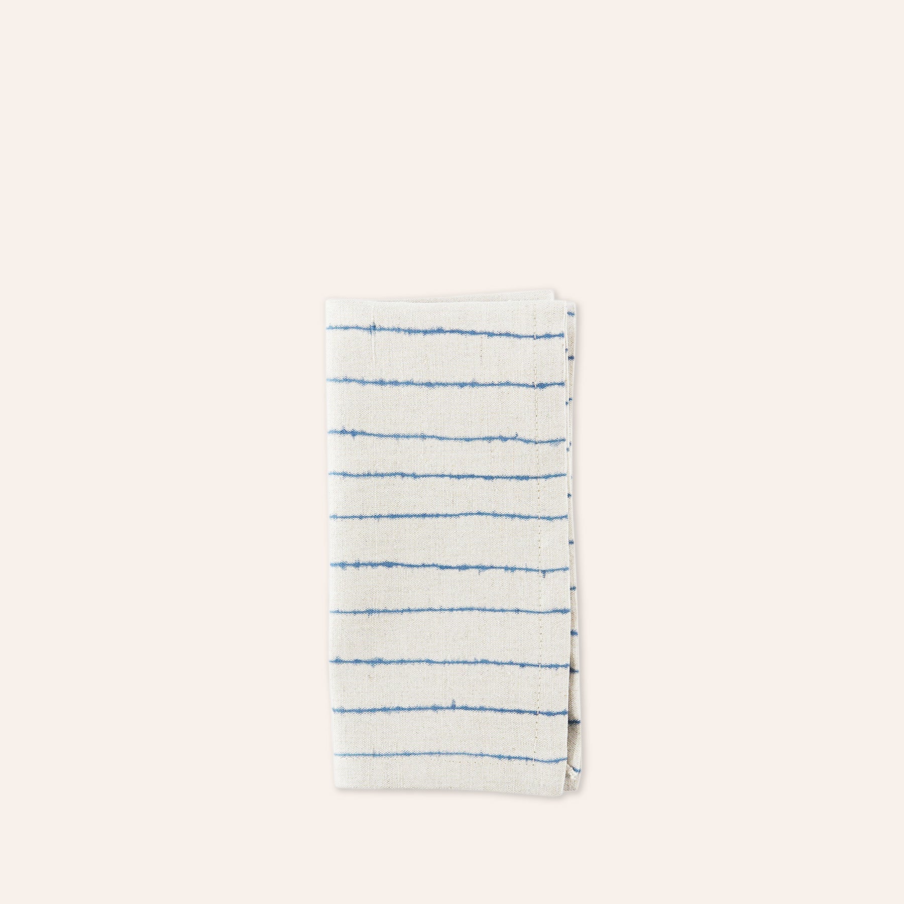 Linen Lines Napkin in Deep Blue