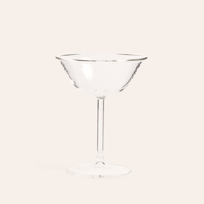 Sissi Martini Coupe in Clear (Set of 2)