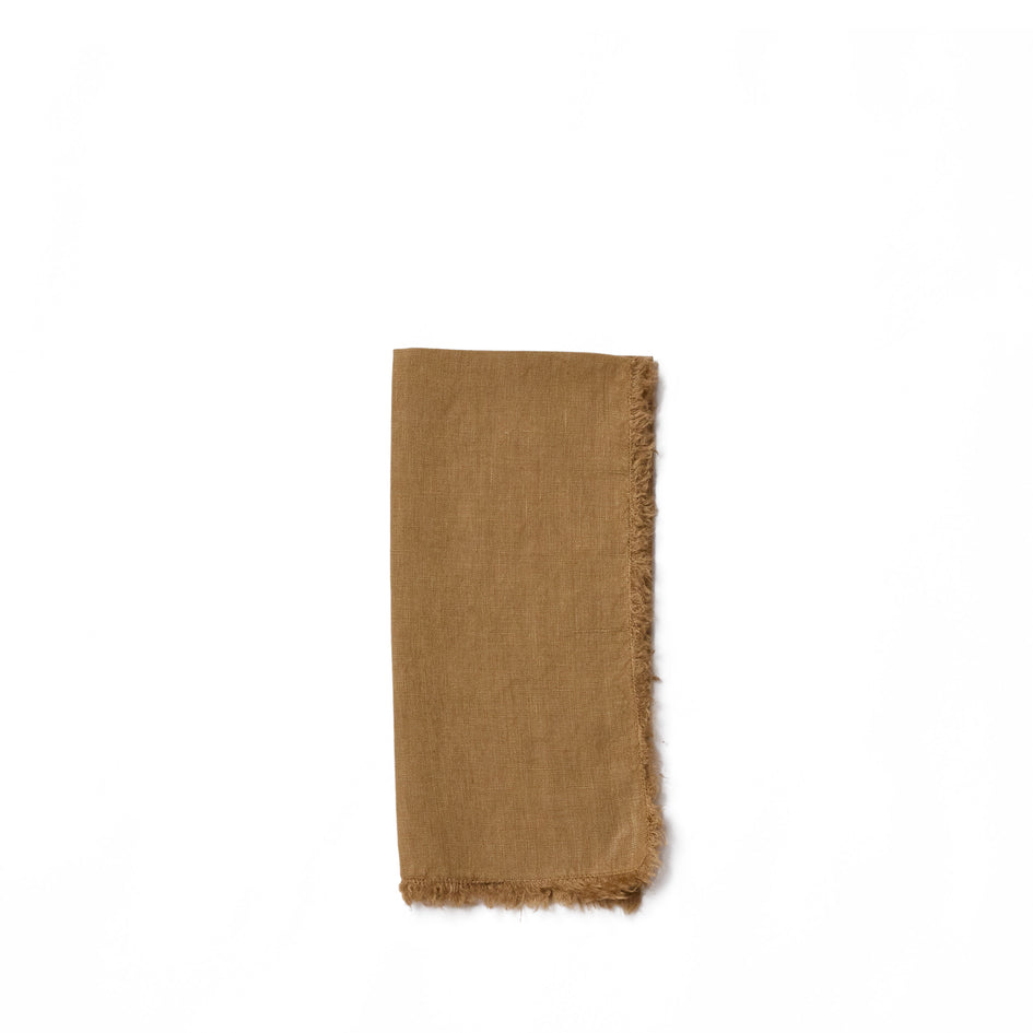 Tela Fringiato Napkin in Noce (Set of 2) Image 1