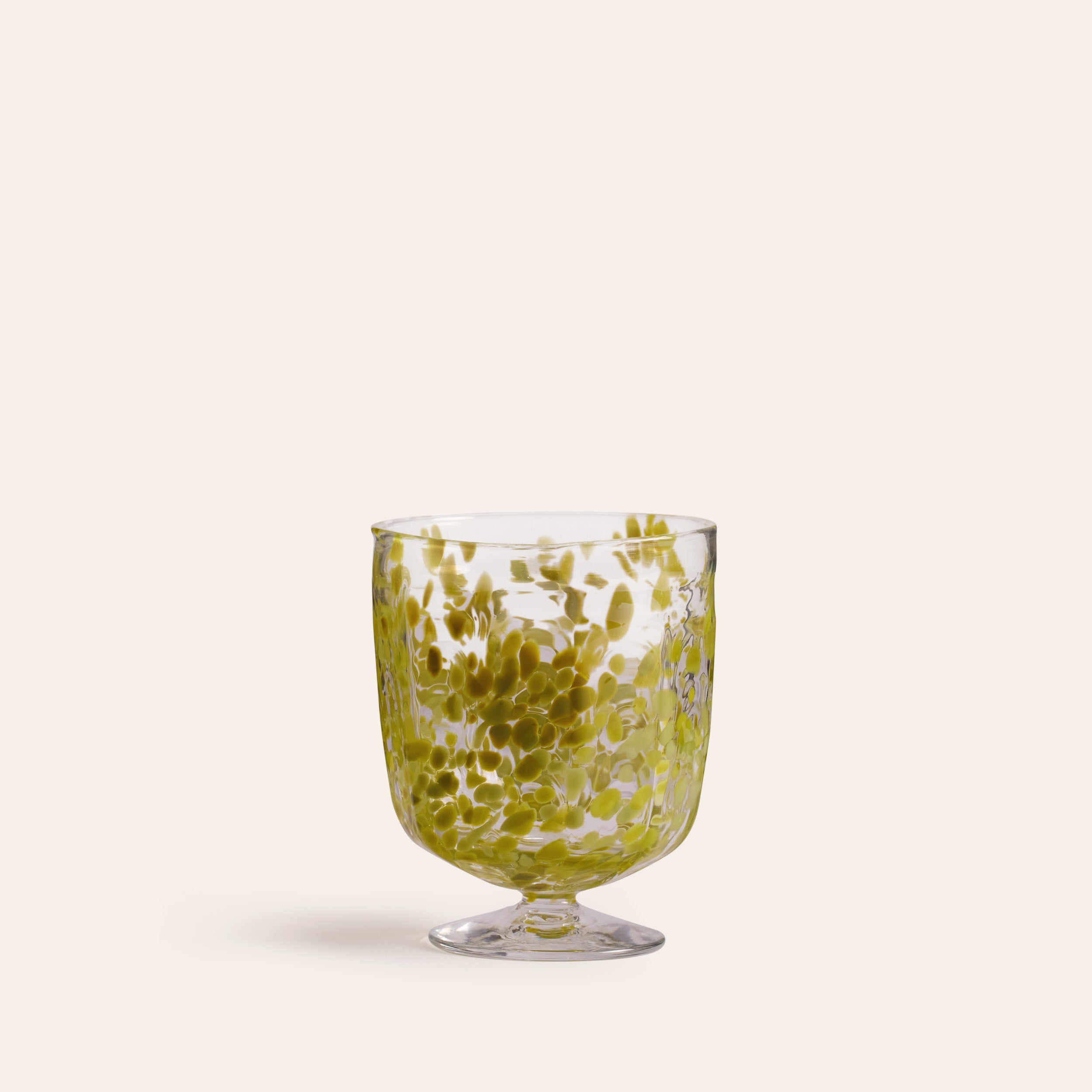 Foot Glass in Cypress Tortoise Shell
