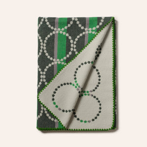 Tambourine Blanket in Green