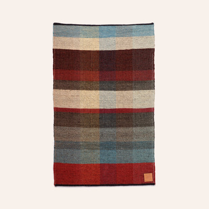 Wool Remnant Hand Woven Rug 6