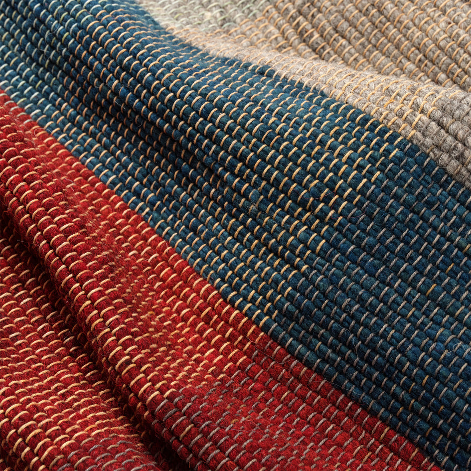 Wool Remnant Hand Woven Rug 7 Image 2