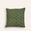 Natural Dye Wool Pillow in Green