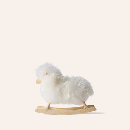 Rocking Lamb in White
