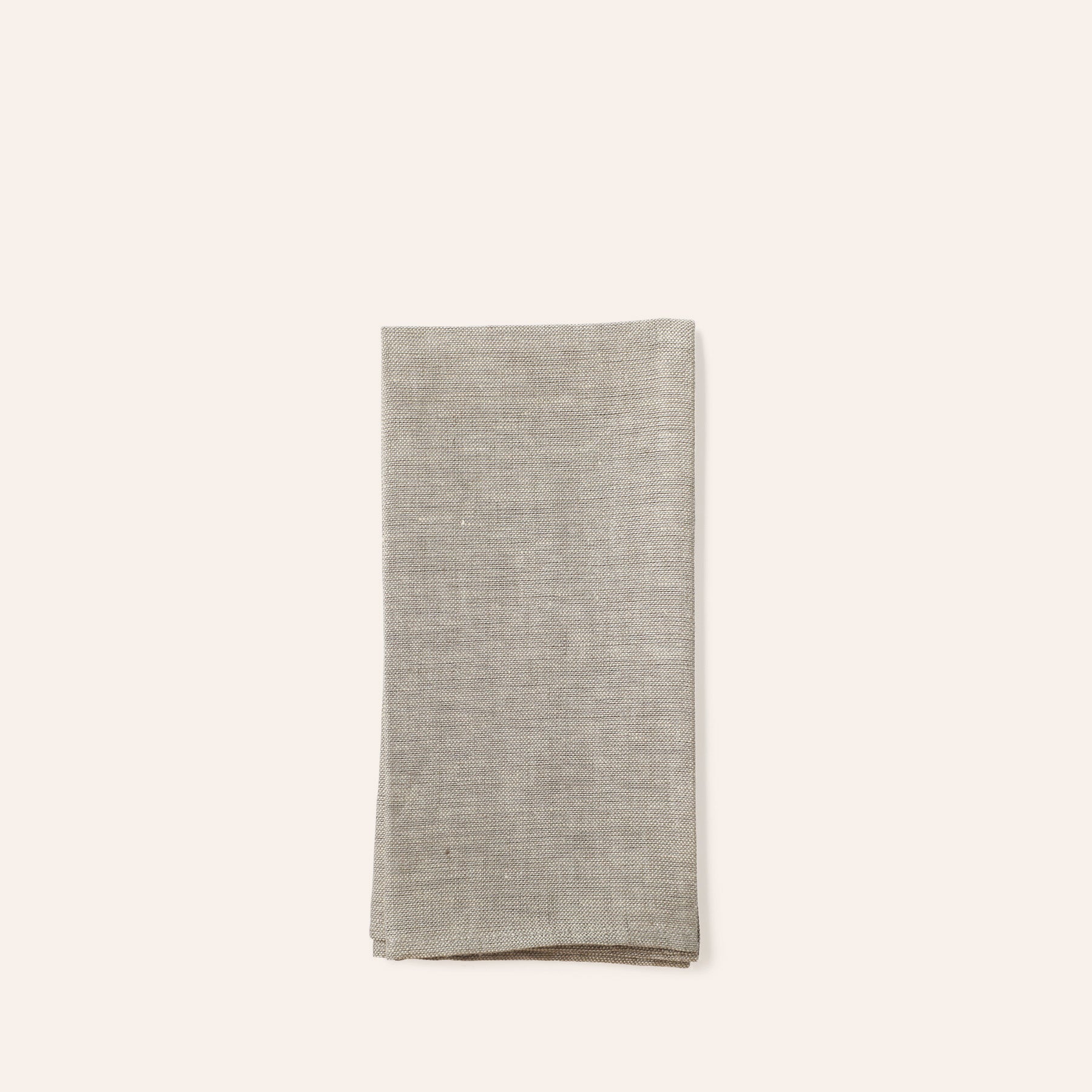 Linen Hopsack Napkins in Natural Gray (Set of 2)
