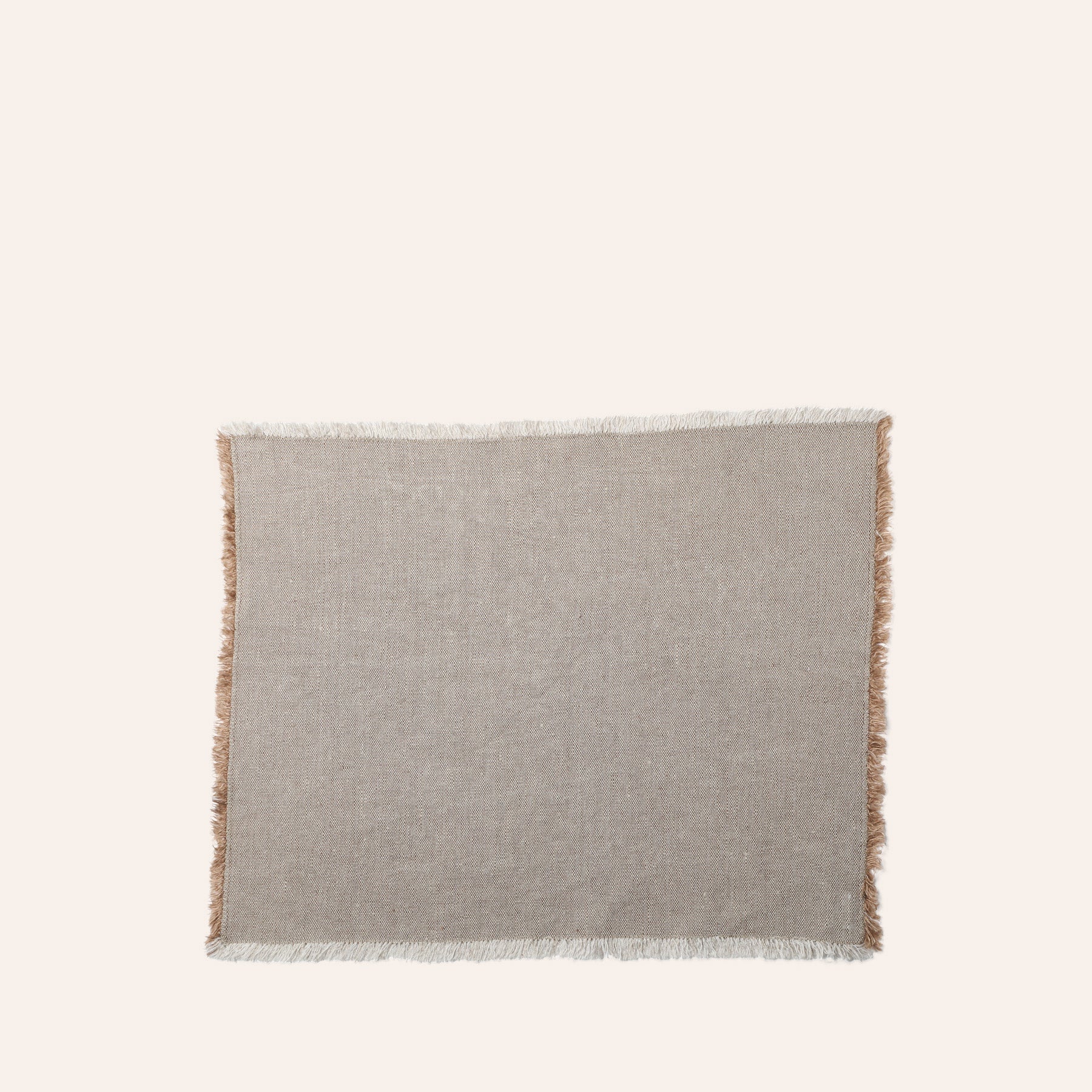 Linen Hopsack Placemat in Isabella Beige (Set of 2)