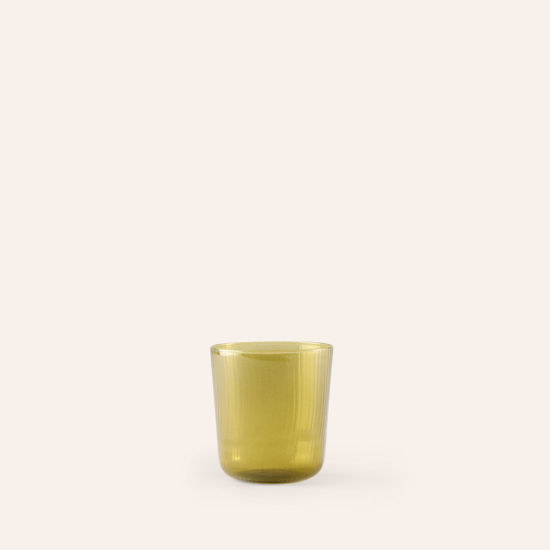 Luisa Acqua Glass in Citrine Green (Set of 2)