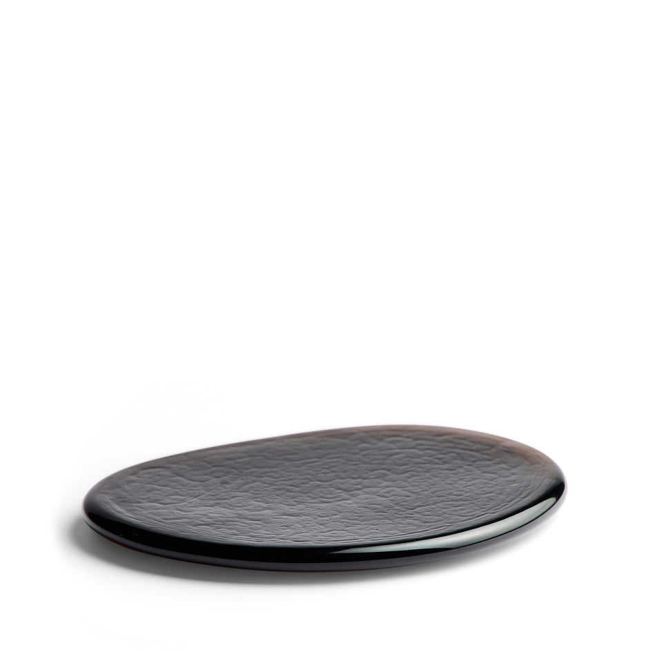Recycled Glass Small Three-Legged Platter Image 1