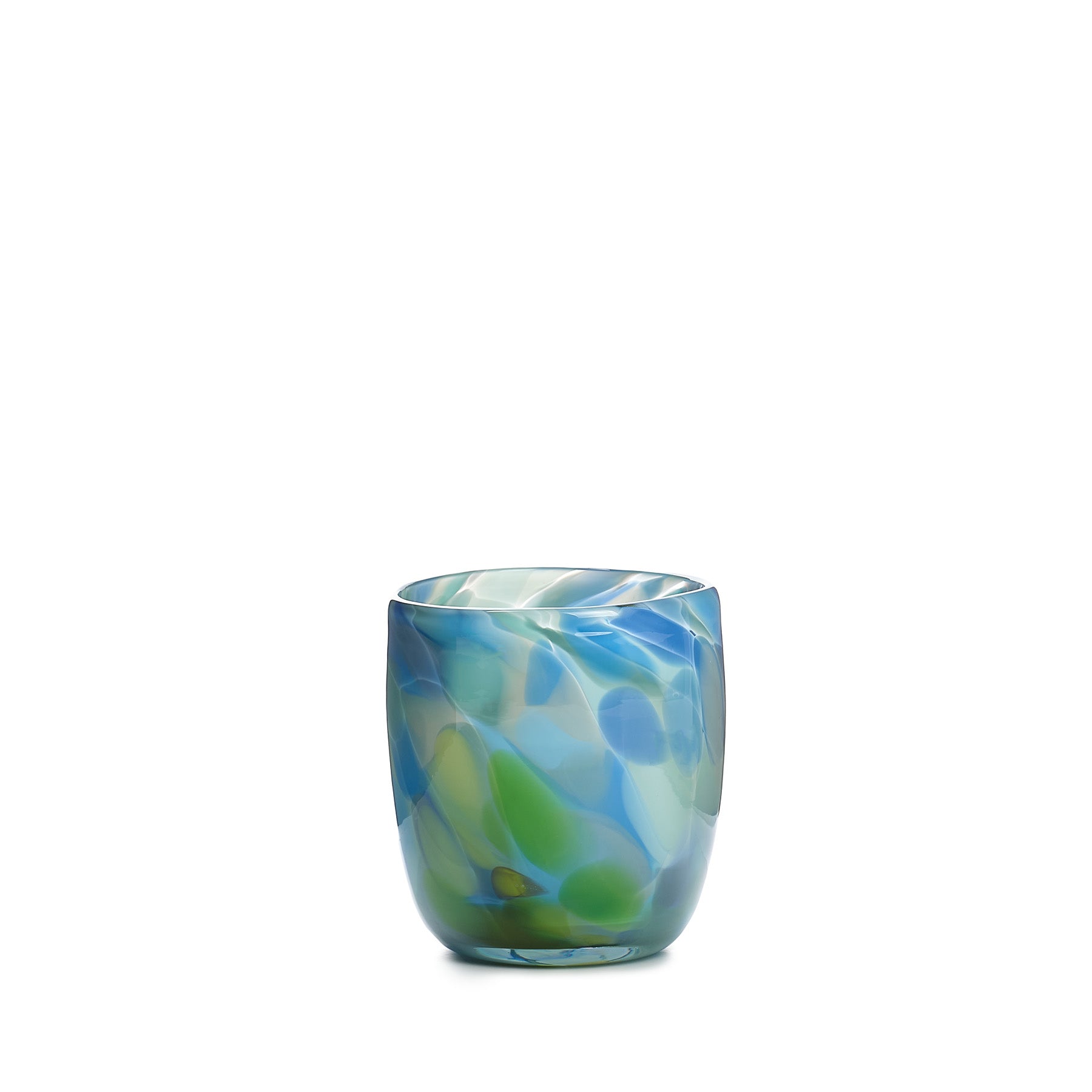 Small Glass in Blue Zoom Image 1
