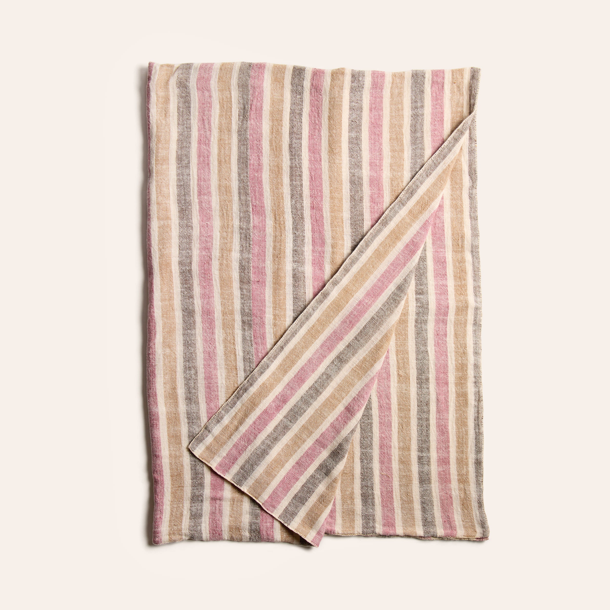 Summer Blanket No. 2 in Rust Stripes