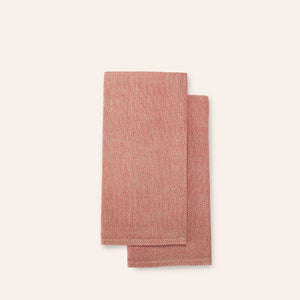 Kypert Napkins in Brick Red (Set of 2)