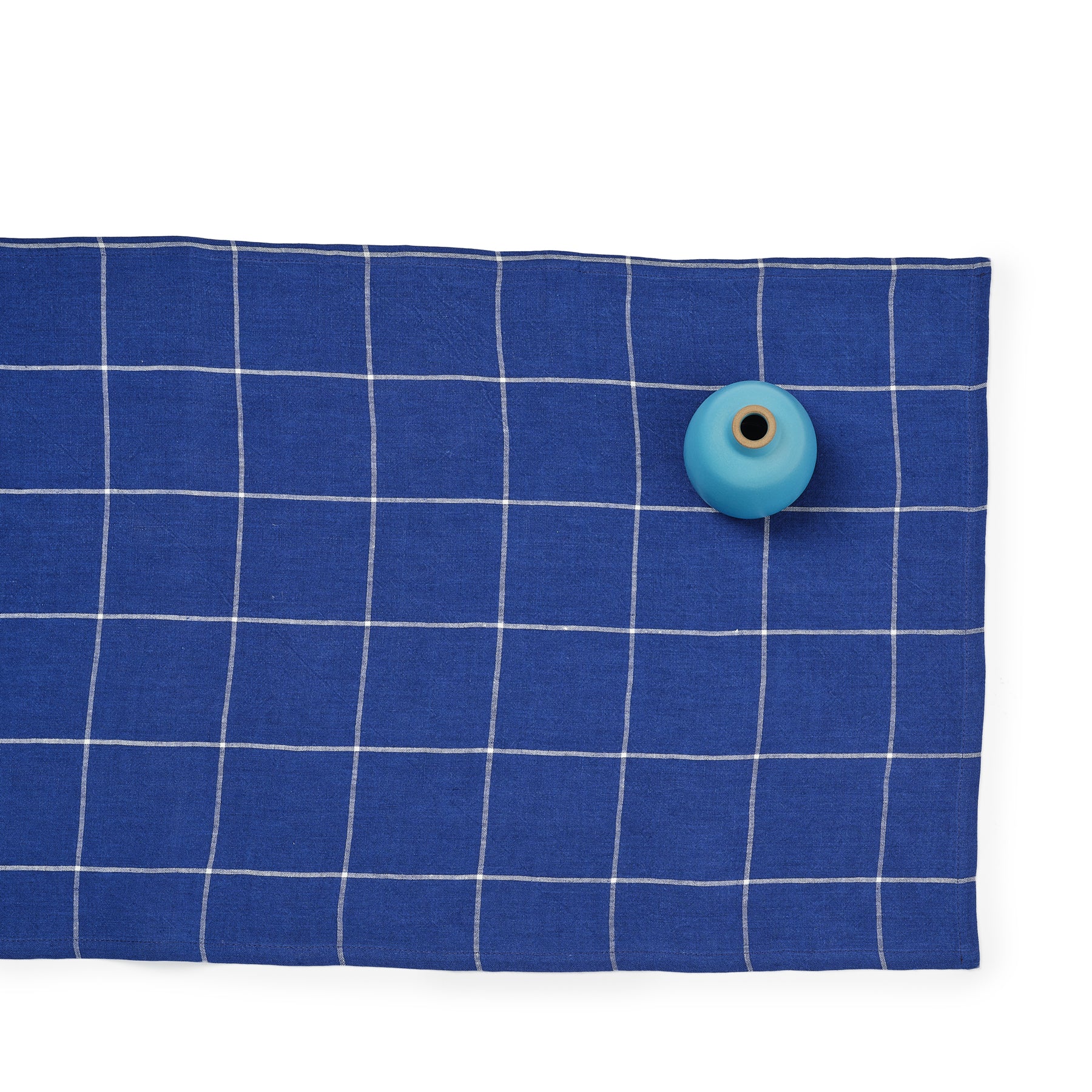 Windowpane Runner in Cobalt Blue Zoom Image 1