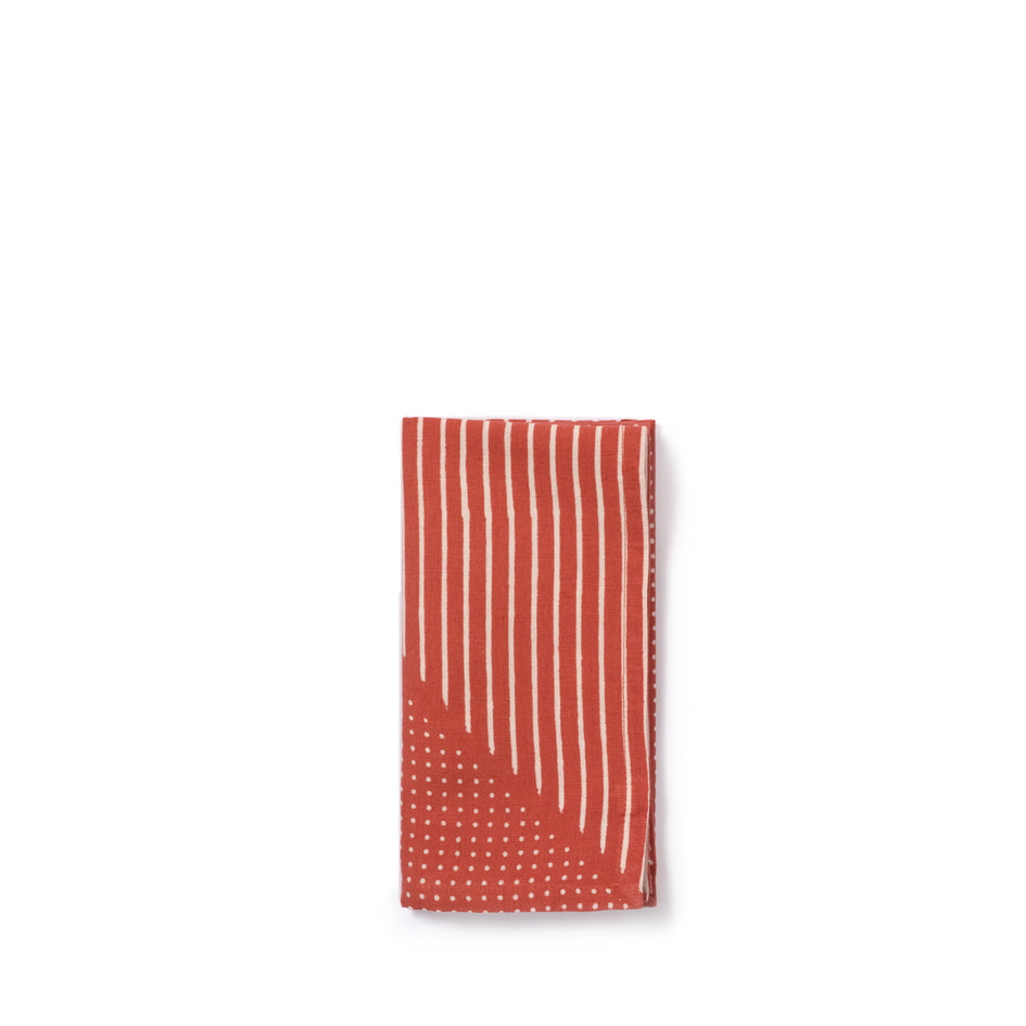 Grain Napkins in Madder Image 1