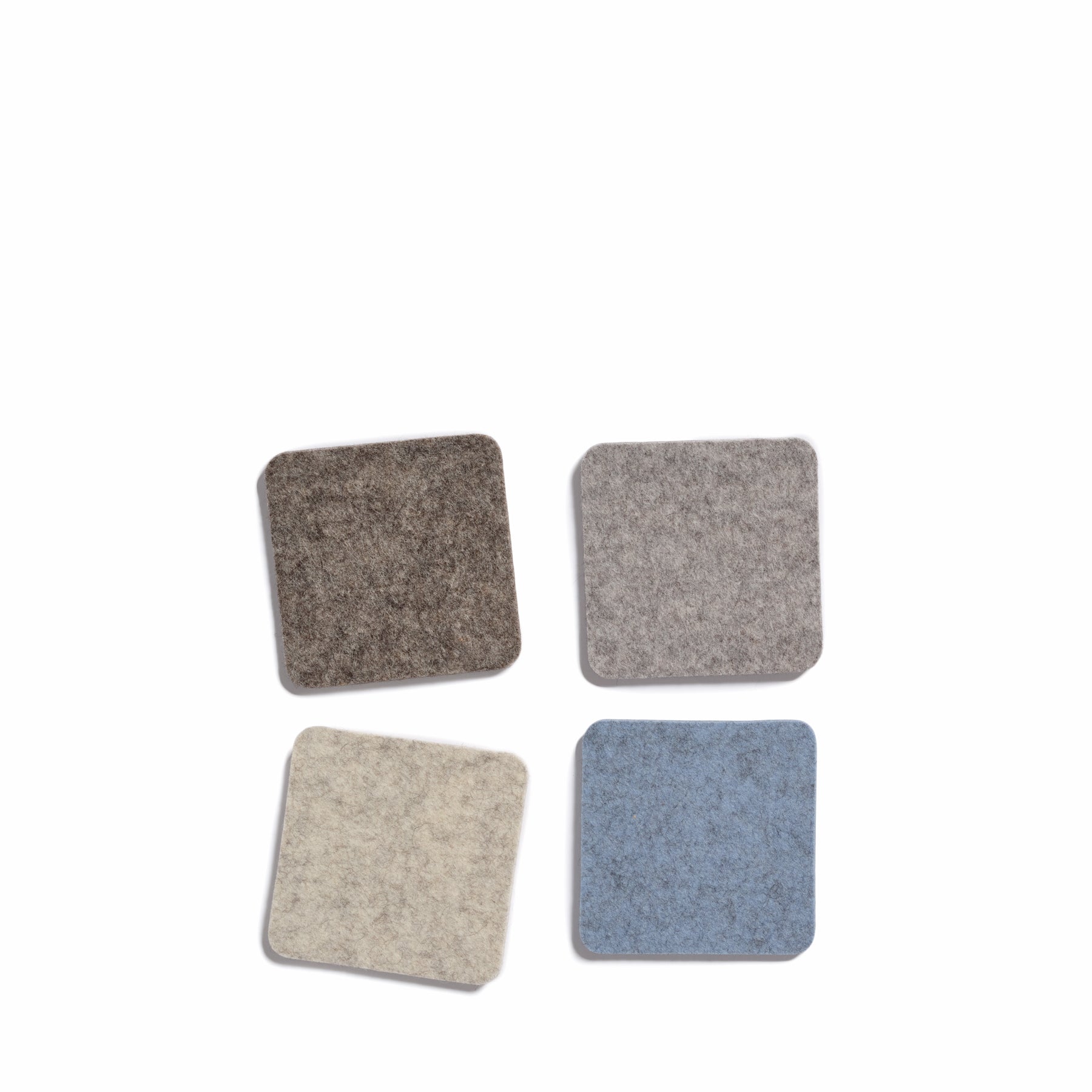 Square Coasters in Cobblestone (Set of 4) Zoom Image 1