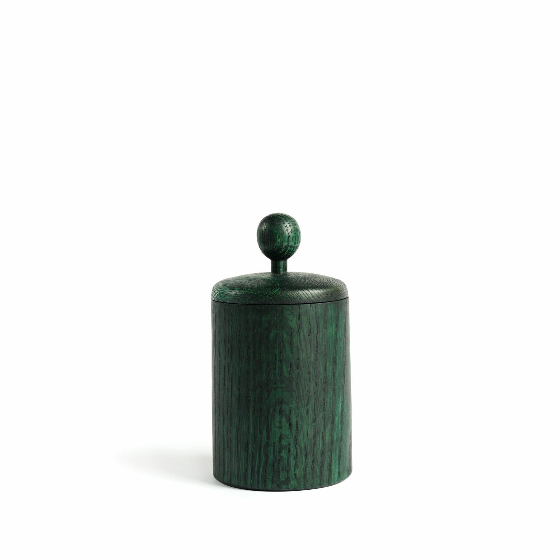 Tall Container with Circle Lid in Viridian Zoom Image 1